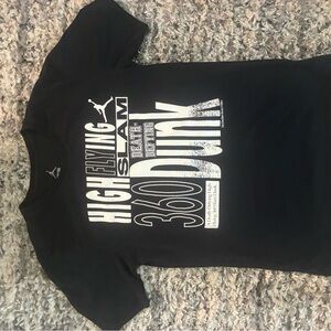 Jordan Black and White High Flying Slam Tee